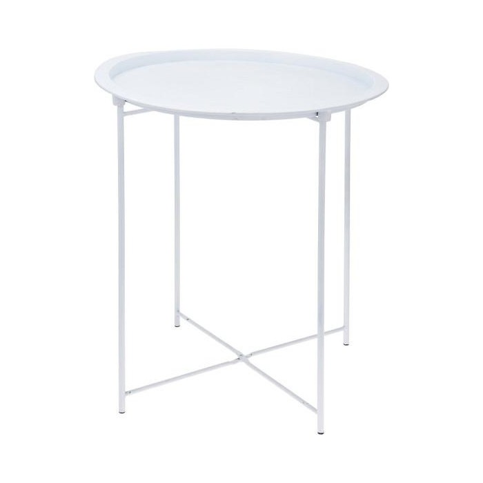 TAVOLINO FERRO BIANCO 47X51CM